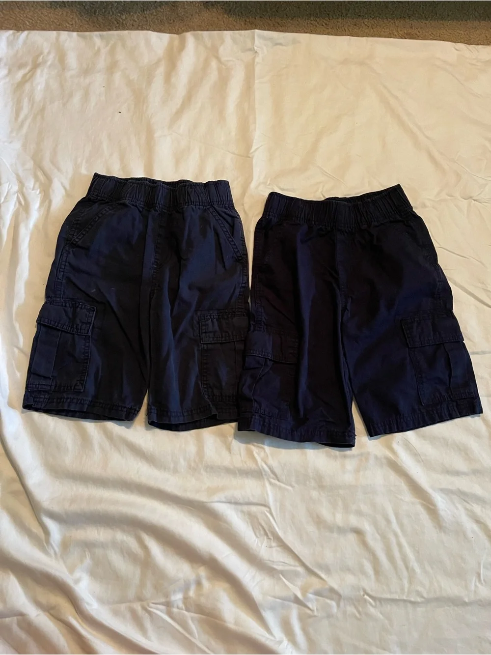 *BUNDLE* 2 boys children’s place shorts navy blue size 8 slim great condition
